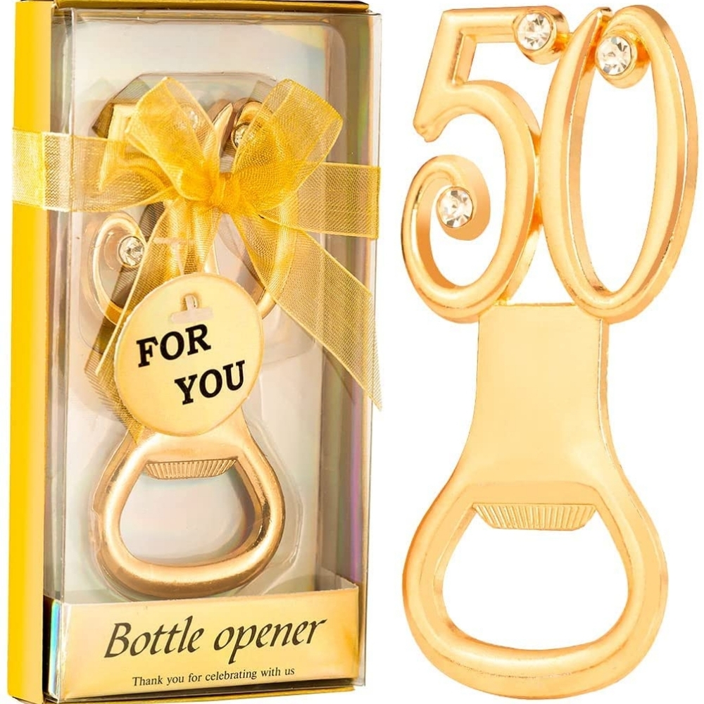 50th Gold Bottle Opener